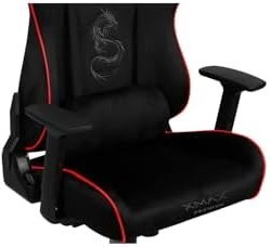 Resim XMAX/Rio Plus Balerion Terletmez Kadife Kumaş Siyah Gaming Oyuncu Koltuğu / 120 Kg Taşır 234567754345 