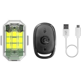 Resim Tek Uzaktan Kumandalı Tek Işık, Uzun Pil Ömrü Ve Su Geçirmez - Büyük Flaş Çok Renkli 