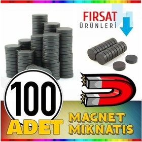 Resim Yuvarlak 1.4 Cm-3 Mm 100 Ad. Miknatis Magnet 