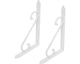 Resim Ferforje Dekoratif Raf Altı Raf Ayağı Bakır 110 x 155 mm 