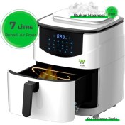Resim Wiami Airfryer 7 L Buharlı Hava Fritözü Siyah 