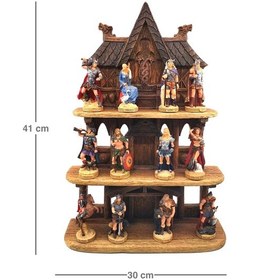 Resim Veronese Design Standlı İskandinav Mitolojisi 12'li Biblo Seti 