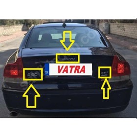 Resim S60 2.5 T 2003-2006 Uyumlu Volvo-s60-2.5 T Ve Awd Bagaj Yazısı Seti 