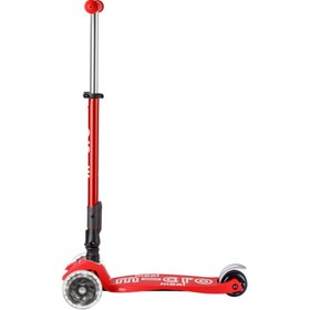 Resim Micro Maxi Scooter Deluxe Foldable 3 Tekerlekli Scooter LED Red - Kırmızı / 5-12 Yaş 
