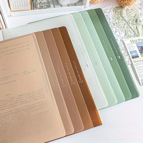Resim 5'li Gradient A4 Şeffaf Dosya Klasörleri - Su Geçirmez, Kalınlaştırılmış Tek Yaprak Klipsler L-Şekilli Tasarım, Çeşitli Renkler - Ofis ve Çalışma Belge Düzenlemesi İçin İdeal 