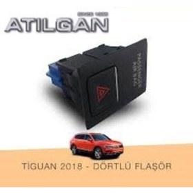 Resim OEM 5na919225 Dörtlü Flaşör Düğmesi Tiguan 2018- 