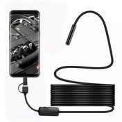 Resim SepetBudur Vtn-02 Endoskop Yılan Video Kamera Led’li 2 Metre 7 Mm Sert Kablo Su Geçirmez 