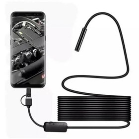 Resim SepetBudur Vtn-02 Endoskop Yılan Video Kamera Led’li 2 Metre 7 Mm Sert Kablo Su Geçirmez 