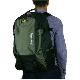 Resim Strong Bag Strong Büyük Boy Seyahat Sırt Çantası- 17-18.4 İnch Laptop Bölmeli Str001 Siyah-haki Yeşil 