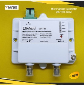 Resim Divisat Fiber Optic Transmitter Catv + Sat 10Mw 47-2150Mhz 