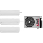 Resim Arçelik A++ 9000 BTU + 12000 BTU + 18000 BTU (1 adet Dış Ünite = 3 adet İç Ünite) 24000 BTU 1+3 Multi Inverter Klima 