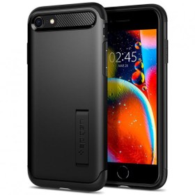 Resim iPhone SE 2022 / 2020 / iPhone 8 / iPhone 7 Uyumlu Kılıf, Spigen Slim Armor 