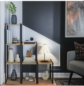 Resim Çok Amaçlı Dekoratif Modüler Raf Kitaplık 30x96x120 