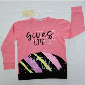 Resim Peri Masalı Kız Çocuk Stay Tek Body 5-8 Yaş Somon 