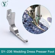 Resim SHUYUSEWING tarafından üretilen SY-236 Gümüş Düğün Elbisesi Pres Ayağı 