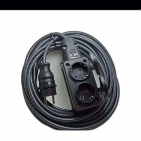 Resim Bemis 2 li Kauçuklu Priz 3x1.5mm Uzatma 2m 