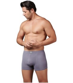Resim Gümüş Erkek Modal Elastan Boxer 7009 Gri 