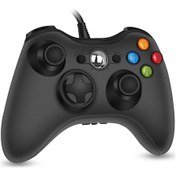 Resim Xbox 360 ve Pc için Kablolu Gamepad 