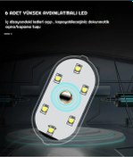 Resim Hubstein Dokunmatik Sensörlü Mini 6 Led Lamba Usb Şarj Edilebilir 