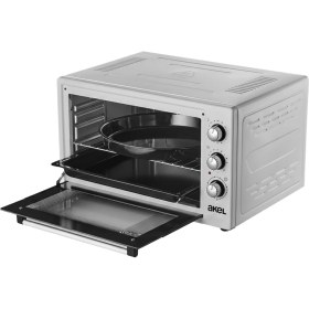Resim Akel AF950L 50 Lt Gri Midi Fırın, İç Aydınlatmalı, Zaman Ayarlı, Izgara ve Fırın Fonksiyonlu, 2 Tepsi, 1 Tel Izgara 