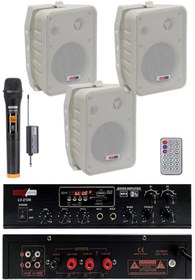 Resim Lastvoice Large Plus Paket-2 Hoparlör Ve Anfi Anons Ses Sistemi Seti 