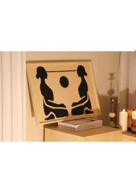 Resim Cıgılwood Medıtatıon Ahşap Bohem Tablo 