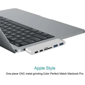 Resim Mobitell 6 In 1 Type-C Hub SD / Micro SD Kart Okuyucu USB 3.0 