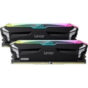 Resim Lexar Ares Rgb 32GB (2X16) Ddr5 6800MHZ Siyah CL34 Pc RAM-LD5U16G68C34LA-RGD 