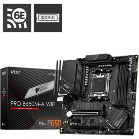 Resim Msı Pro B650M-A Wıfı Ddr5 6000MHZ 1xhdmı 1xdp 2xm.2 USB 3.2 Matx Am5 ( Amd Am5 7000 Serili Işlemci Uyumlu) 