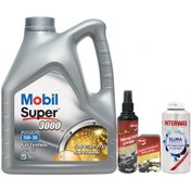 Resim Mobil Super 5W-30 3000 Full Sentetik Motor Yağı 4 L + Gojo Set + Intermac Klima Temizleyici 150 ML 