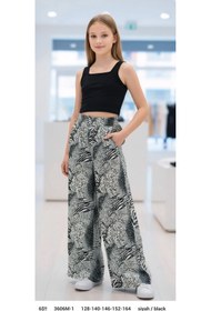 Resim Minimoda Kids Kız Çocuk Dökümlü Pantolon Ve İnce Triko Atlet 