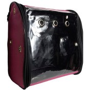 Resim Multi Magic Çift Açılılır Kedi ve Küçük Irk Köpek Taşıma Çantası - Fuşya 