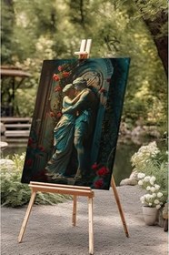 Resim Ar Ajans Kanvas Tablo Öpüşen Heykel Kanvas Tablo Ar040729 40 X 60 