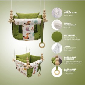 Resim Sallansana Orman Yeşil Kombin Dream Swing Salıncak 