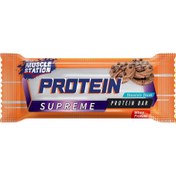 Resim MUSCLE STATİON Supreme Protein Bar Çikolata Parçacıklı 40g 