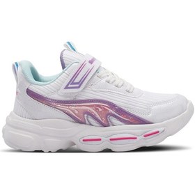 Resim Slazenger NOELA Kız Çocuk Günlük Ayakkabı Beyaz - Fuşya 