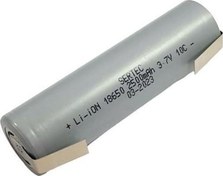 Resim Puntolu 18650 3.7V 2500mAh 10C Lion Şarjlı Pil 1Adet Sertec