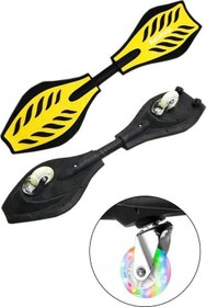 Resim Işıklı Kaykay Waveboard Yeni Nesil Yolda Sörf Özel Tasarım 