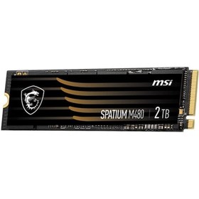 Resim MSI Spatium M480 Pro 2 TB 7400/7000 MB/S PCIe 4.0 NVMe M.2 SSD 