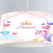 Resim Beyaz Çocuk Prenses Avizesi, Şık ve Güzel Uyku Ortamı Için Mükemmel Seçenek 