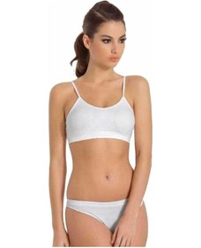 Resim Miss Fit 11003 Kadın Ince Askılı Kaplı Büstiyer Sütyen 
