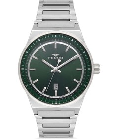 Resim FERRO Gümüş Çelik Kordon Erkek Kol Saati F11592AWT-A6 