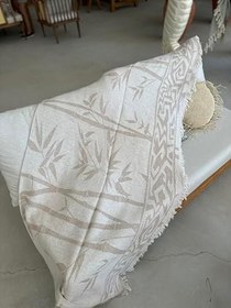 Resim Sooboho&Soomood (173) Desenli Örme%100 Pamuk Koltuk Örtüsü 