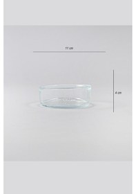 Resim Cam Salata Kasesi 11x4 Cm Küçük Boy 