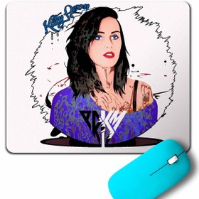 Resim Kendim Seçtim Katy Perry Kıssed Gırl Keti Peri Fotoğraflı Resimli Mouse Pad 