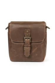 Resim MegaGear Suni Deri Fotoğraf Makinesi Omuz Çantası Kahverengi 