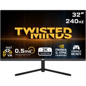 Resim Twisted Minds 32" TM32QHD240VA QHD 2K 240HZ 0,5MS HDMI DP HDR10 GAMING MONİTÖR 