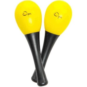 Resim Opus PM-2YL Plastik Saplı Marakas - Küçük Boy 