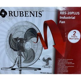 Resim Rubenis Sanayi Tipi 18 Inc(46Cm) 130 W Ayaklı Vantilatör 