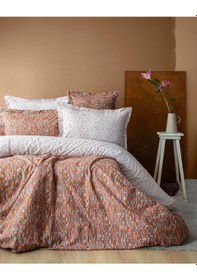 Resim Apricitas Leros Terracota Nevresim Takımı Tek Kişilik Renkli 